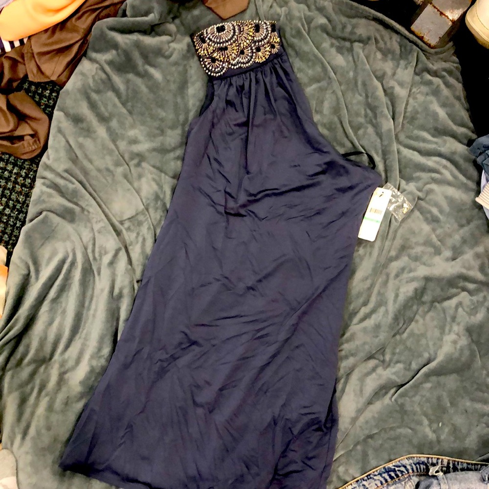 One shoulder gray tight dress